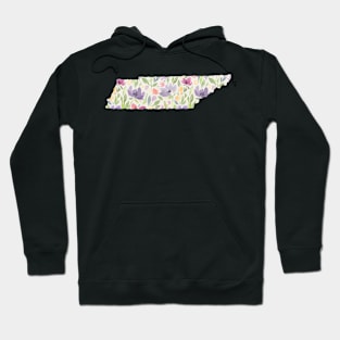 Tennessee Silhouette Florals Hoodie